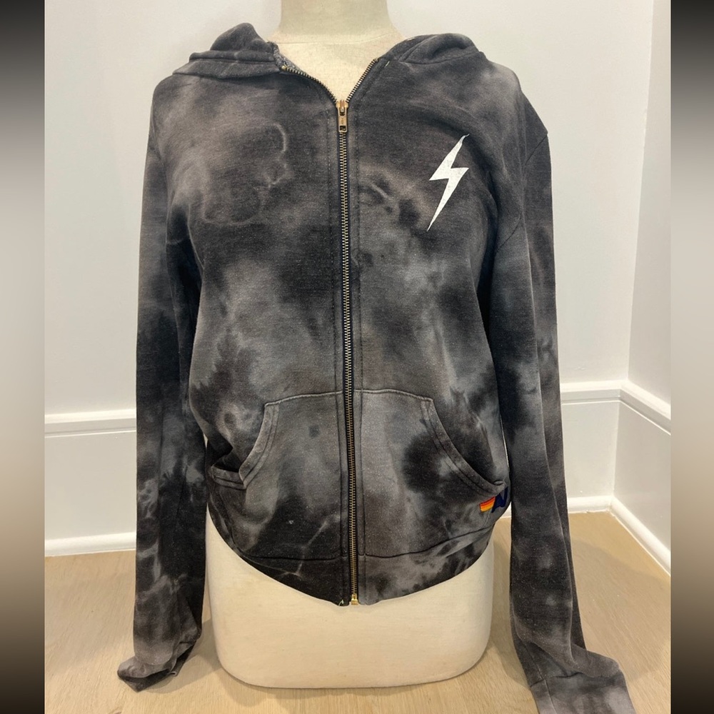 Aviator Nation zip up hoodie, Size medium